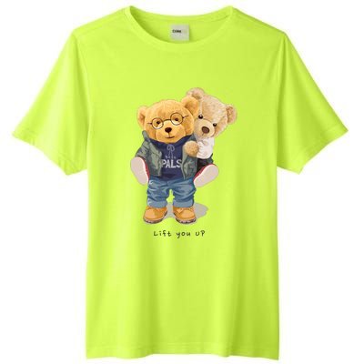 Cute Teddy Bear Lift You Up Tall Fusion ChromaSoft Performance T-Shirt