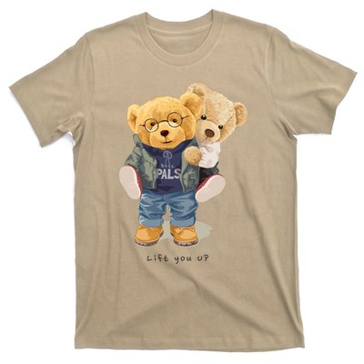 Cute Teddy Bear Lift You Up T-Shirt