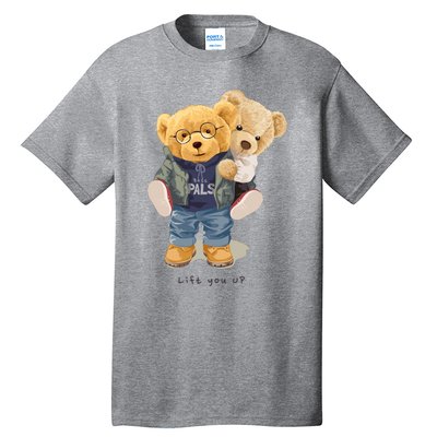 Cute Teddy Bear Lift You Up Tall T-Shirt