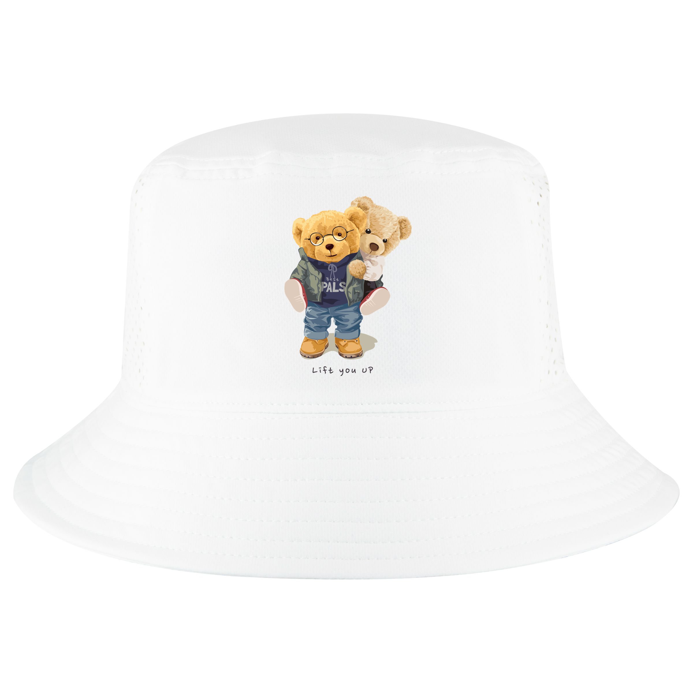 Cute Teddy Bear Lift You Up Cool Comfort Performance Bucket Hat