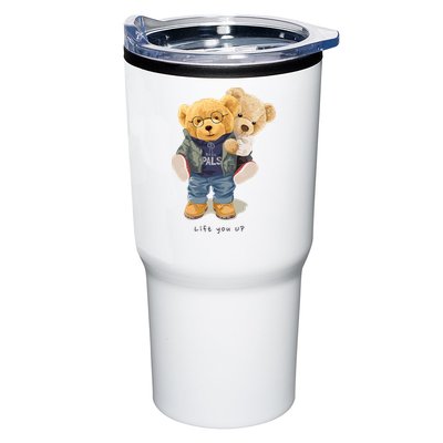 Cute Teddy Bear Lift You Up Tumbler