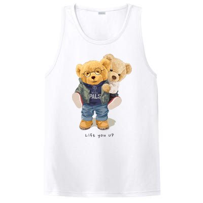 Cute Teddy Bear Lift You Up PosiCharge Competitor Tank