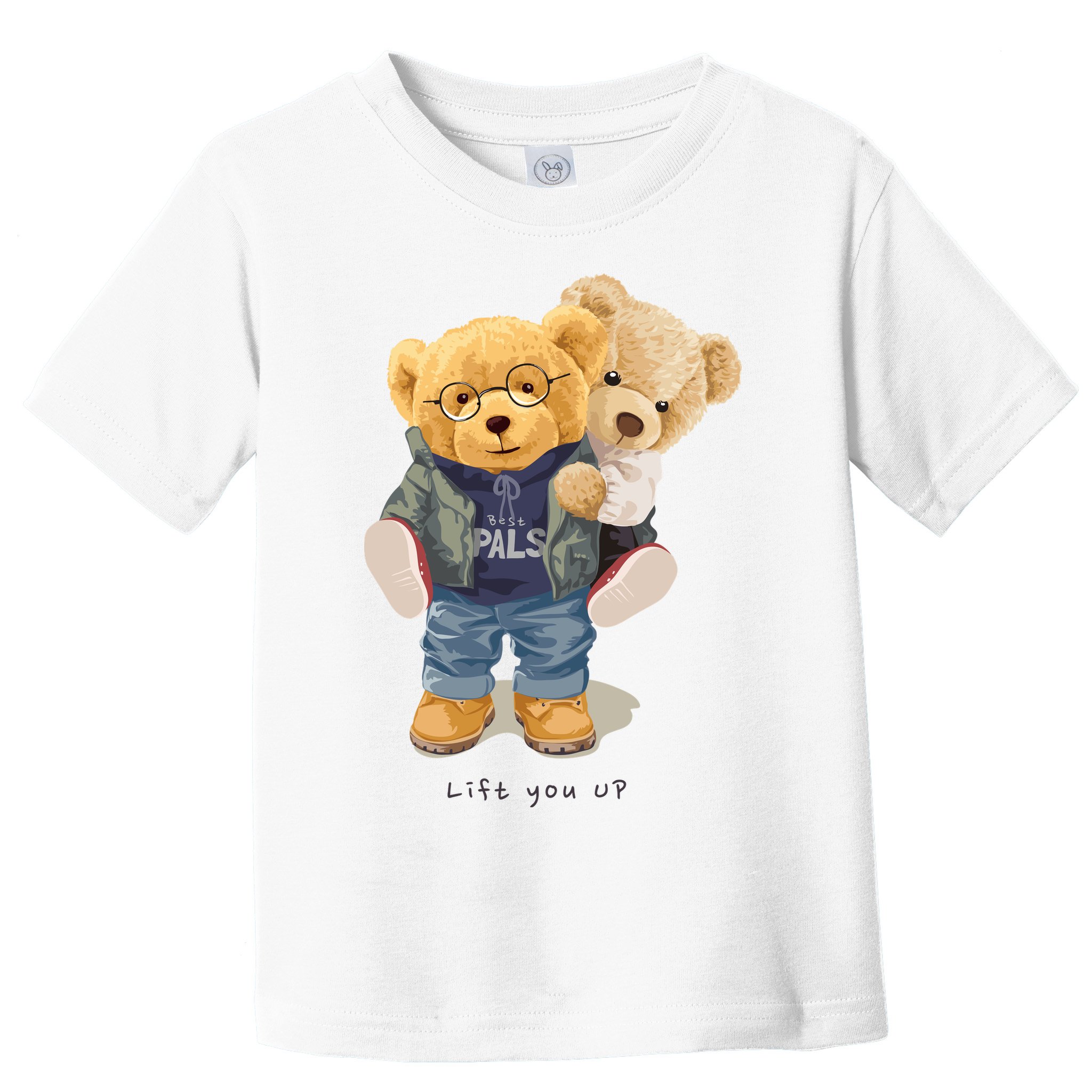 Cute Teddy Bear Lift You Up Toddler T-Shirt