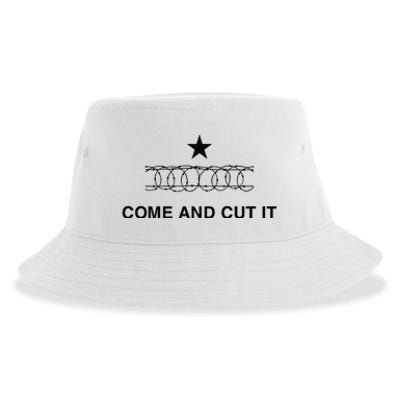 Chummytees Texas Border Come And Cut It Sustainable Bucket Hat