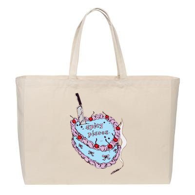 Celebrate The Birthday Rodrigo Spicy Pisces Cotton Canvas Jumbo Tote