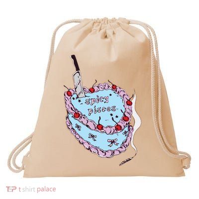 Celebrate The Birthday Rodrigo Spicy Pisces Drawstring Bag