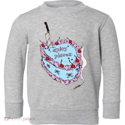 Celebrate The Birthday Rodrigo Spicy Pisces Toddler Sweatshirt