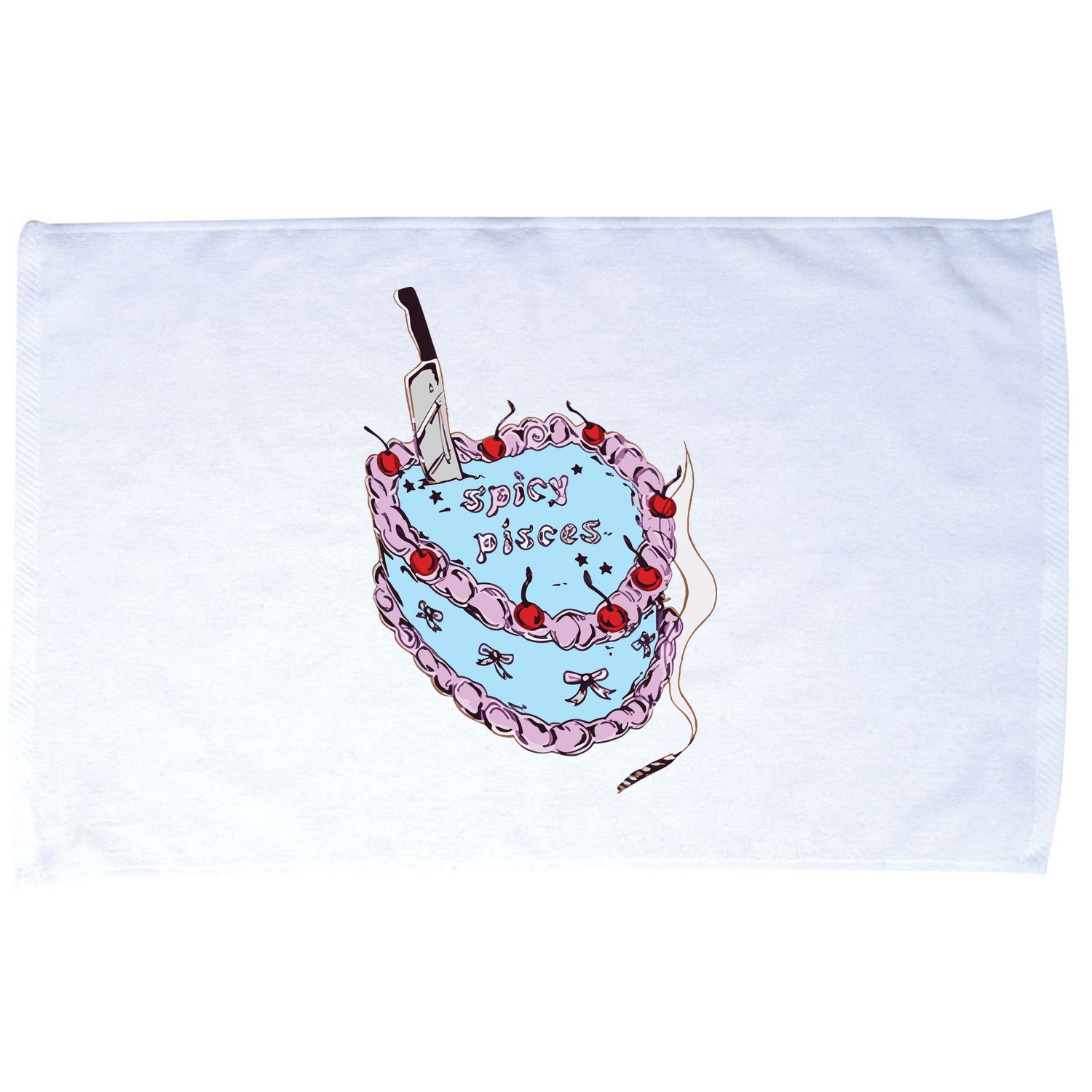 Celebrate The Birthday Rodrigo Spicy Pisces Microfiber Hand Towel