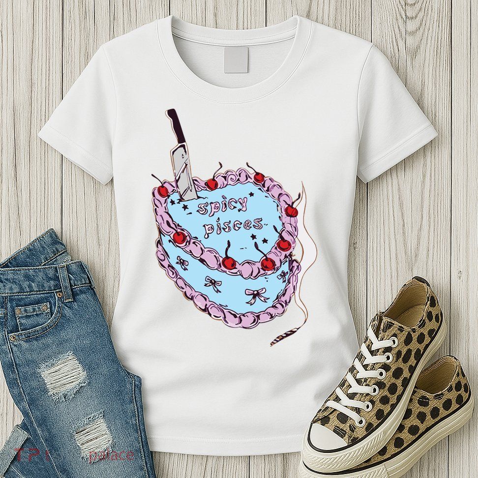 Celebrate The Birthday Rodrigo Spicy Pisces Womens T-Shirt