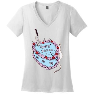 Celebrate The Birthday Rodrigo Spicy Pisces Women's V-Neck T-Shirt