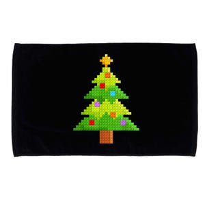 Christmas Tree Block Building Bricks Master Builder Microfiber Hand Towel