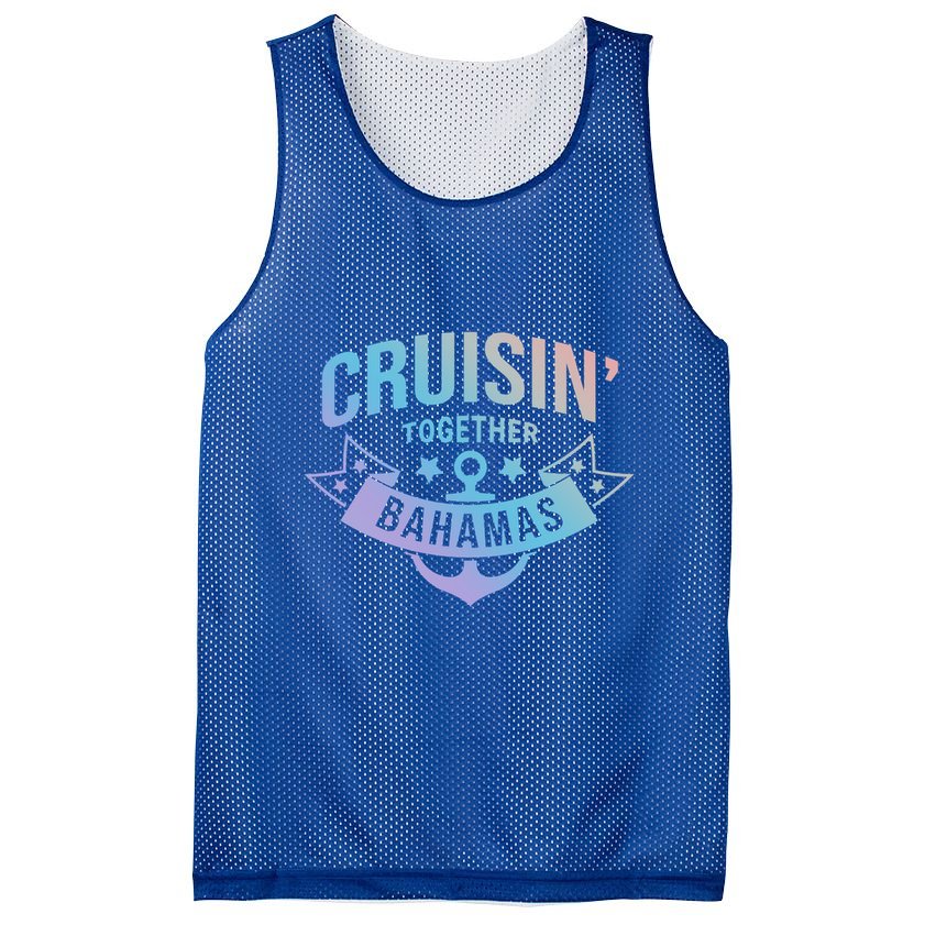 Cruisin Together Bahamas Gift Mesh Reversible Basketball Jersey Tank