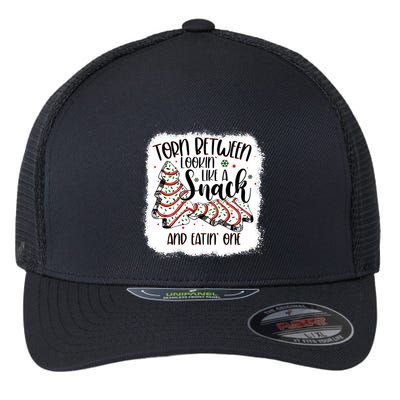Christmas Tree Cake Torn Between Lookin Like A Snack Debbie Flexfit Unipanel Trucker Cap