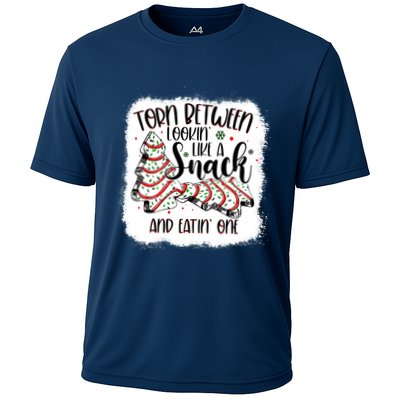Christmas Tree Cake Torn Between Lookin Like A Snack Debbie Performance Shirt