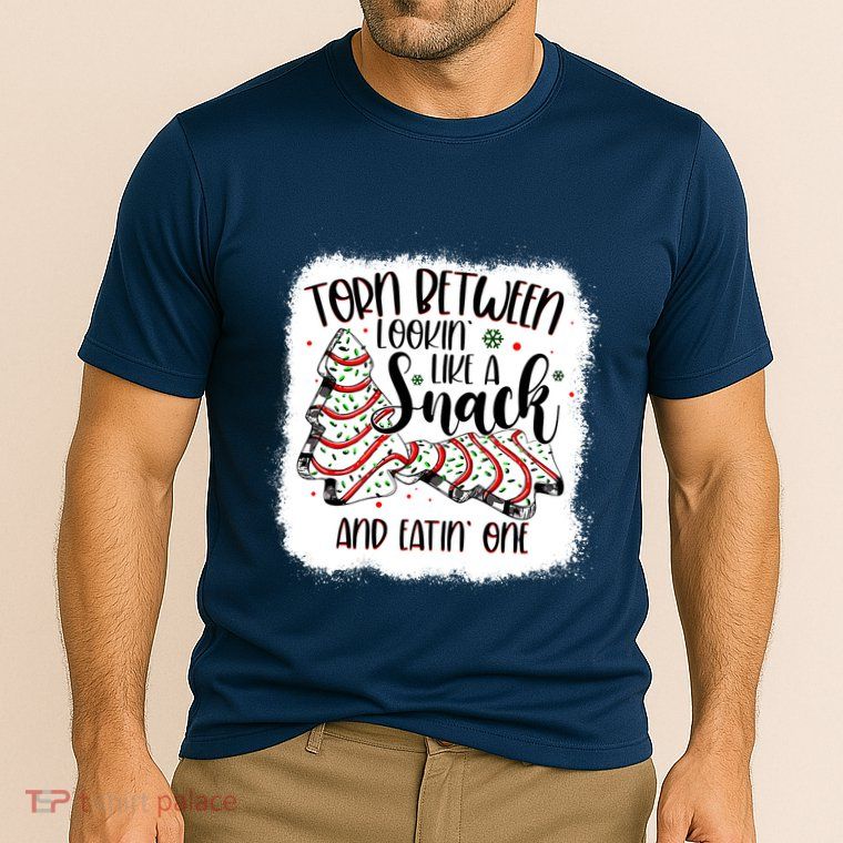 Christmas Tree Cake Torn Between Lookin Like A Snack Debbie Performance Shirt