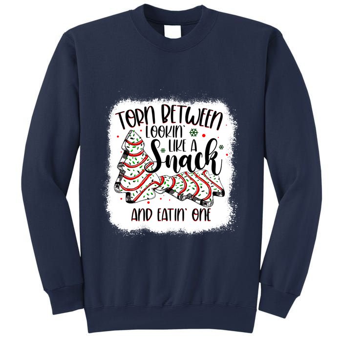 Christmas Tree Cake Torn Between Lookin Like A Snack Debbie Sweatshirt