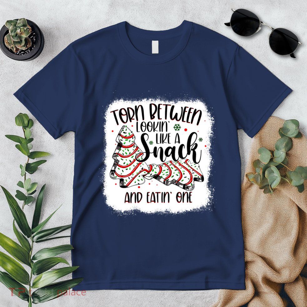 Christmas Tree Cake Torn Between Lookin Like A Snack Debbie Premium T-Shirt