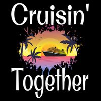 Cruisin Together Cruise Ship Vacation Couple Anniversary Cute Gift Doggie Tank