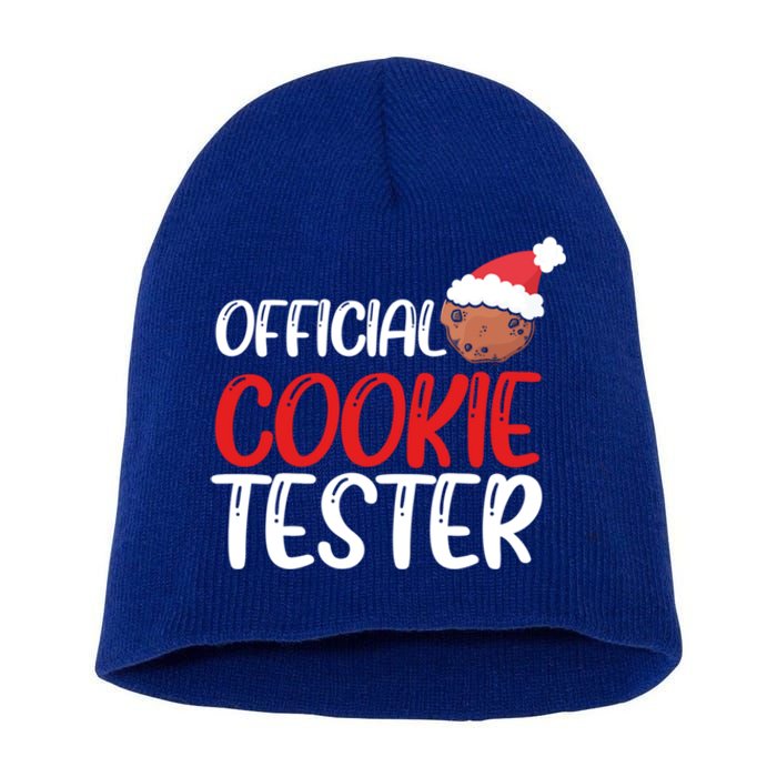 Cookie Tester Christmas Baking Crew Cute Baker Gift Short Acrylic Beanie