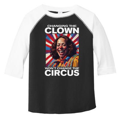 Changing The Clown WonT Change The Circus Kamala Clown Gift Toddler Fine Jersey T-Shirt