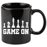 Chess Themed Chess Players With Chess Pieces Game On 11oz C Handle Ceramic Mug