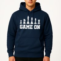 Chess Themed Chess Players With Chess Pieces Game On Hoodie