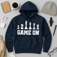 Chess Themed Chess Players With Chess Pieces Game On Hoodie