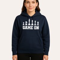 Chess Themed Chess Players With Chess Pieces Game On Hoodie