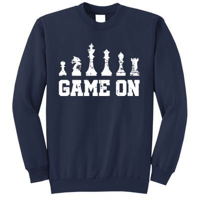 Chess Themed Chess Players With Chess Pieces Game On Sweatshirt