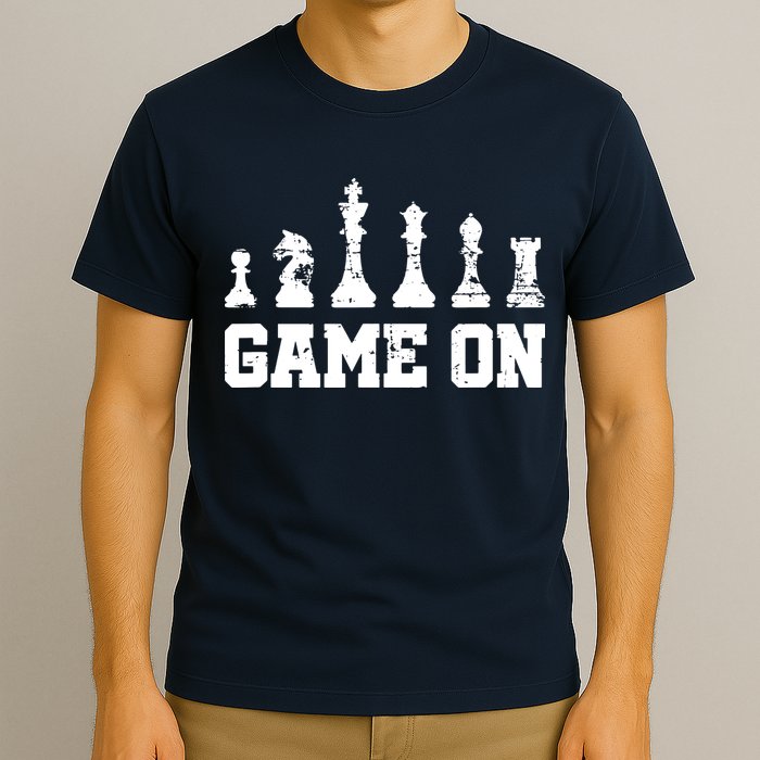 Chess Themed Chess Players With Chess Pieces Game On T-Shirt