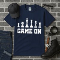 Chess Themed Chess Players With Chess Pieces Game On Tall T-Shirt