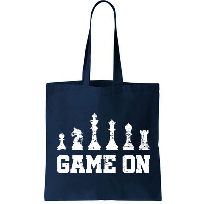 Chess Themed Chess Players With Chess Pieces Game On Bag