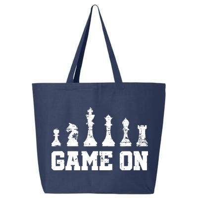 Chess Themed Chess Players With Chess Pieces Game On 25L Jumbo Tote
