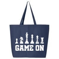 Chess Themed Chess Players With Chess Pieces Game On 25L Jumbo Tote