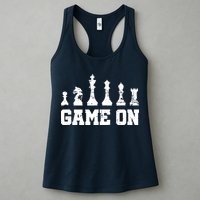 Chess Themed Chess Players With Chess Pieces Game On Womens Tank Top