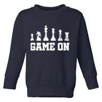 Chess Themed Chess Players With Chess Pieces Game On Toddler Sweatshirt