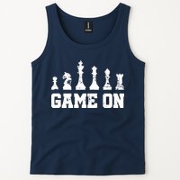 Chess Themed Chess Players With Chess Pieces Game On Tank Top