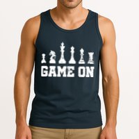 Chess Themed Chess Players With Chess Pieces Game On Tank Top