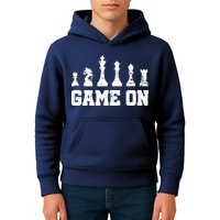 Chess Themed Chess Players With Chess Pieces Game On Kids Hoodie