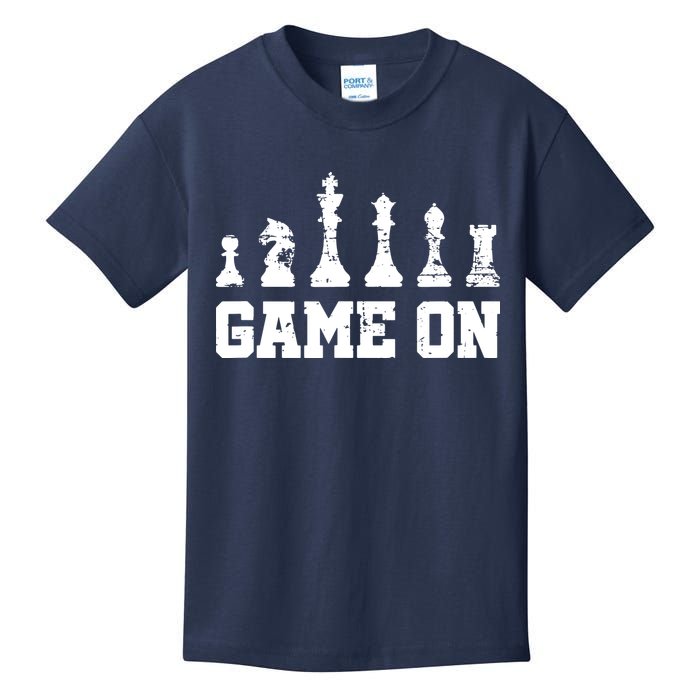 Chess Themed Chess Players With Chess Pieces Game On Kids T-Shirt