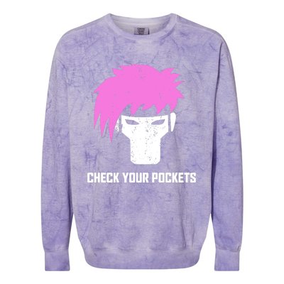 Channing Tatum Check Your Pockets Colorblast Crewneck Sweatshirt