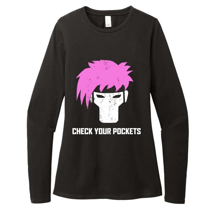 Channing Tatum Check Your Pockets Womens CVC Long Sleeve Shirt