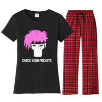 Channing Tatum Check Your Pockets Women's Flannel Pajama Set