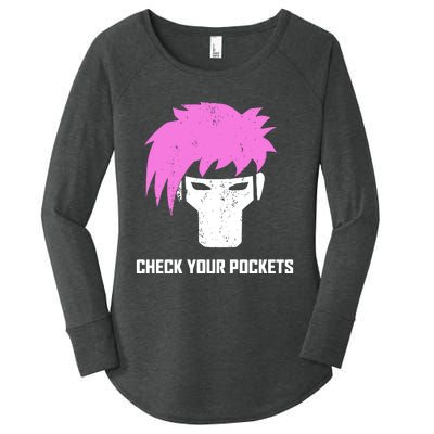 Channing Tatum Check Your Pockets Women's Perfect Tri Tunic Long Sleeve Shirt