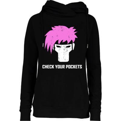 Channing Tatum Check Your Pockets Womens Funnel Neck Pullover Hood