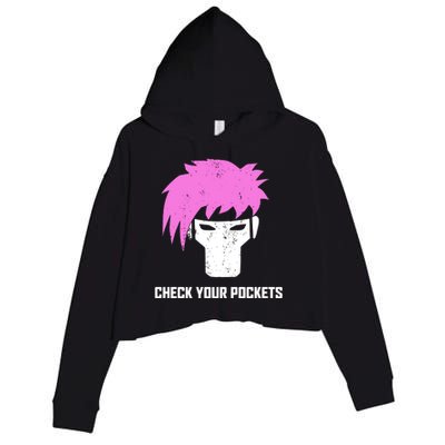 Channing Tatum Check Your Pockets Crop Fleece Hoodie