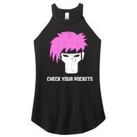 Channing Tatum Check Your Pockets Women's Perfect Tri Rocker Tank