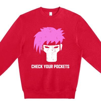 Channing Tatum Check Your Pockets Premium Crewneck Sweatshirt