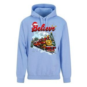 Christmas Train Christmas Believe Xmas Santa Unisex Surf Hoodie