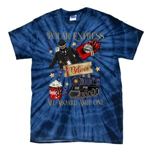 Christmas Train Christmas Believe Xmas Santa Tie-Dye T-Shirt